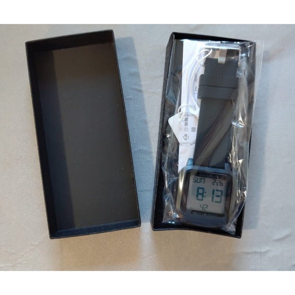 New Square Men's Digital Watch Big Numbers Dial Large Face Waterproof Led Watch